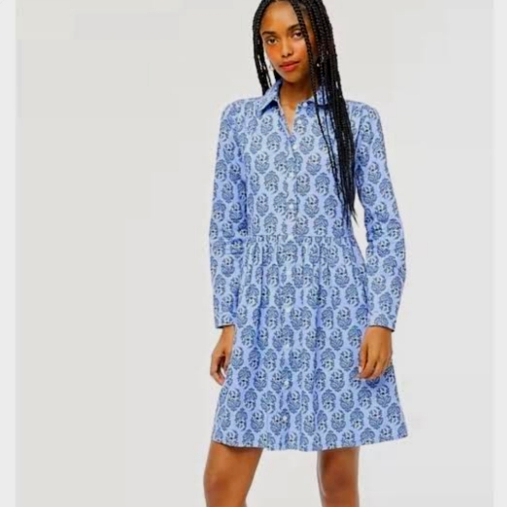 J. Crew Floral Shirt Dress